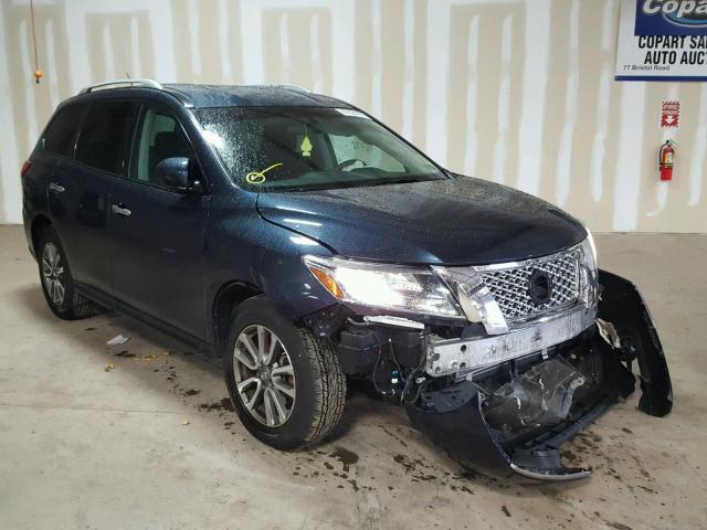 5N1AR2MM4DC657144 - 2013 NISSAN PATHFINDER BLUE photo 1