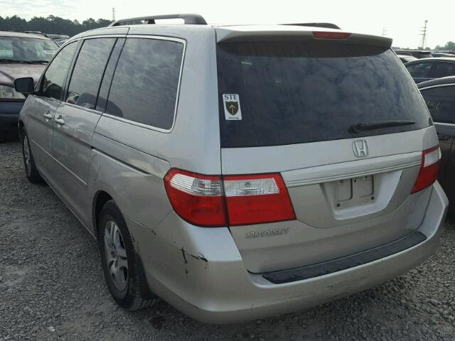 5FNRL38466B440502 - 2006 HONDA ODYSSEY EX SILVER photo 3