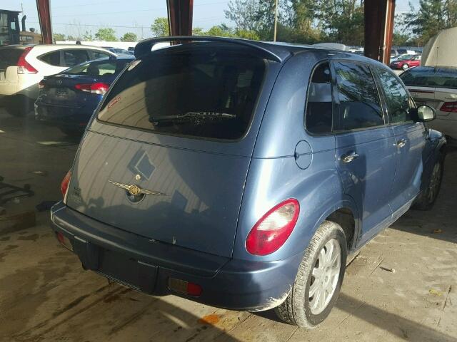 3A8FY68B96T367401 - 2006 CHRYSLER PT CRUISER BLUE photo 4