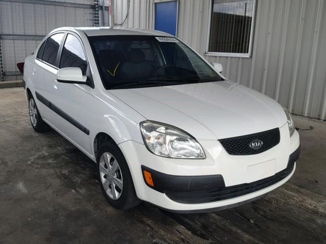 KNADE123166037237 - 2006 KIA RIO WHITE photo 1