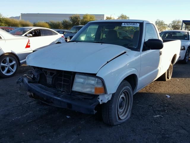 1GTCS1452YK274786 - 2000 GMC SONOMA WHITE photo 2