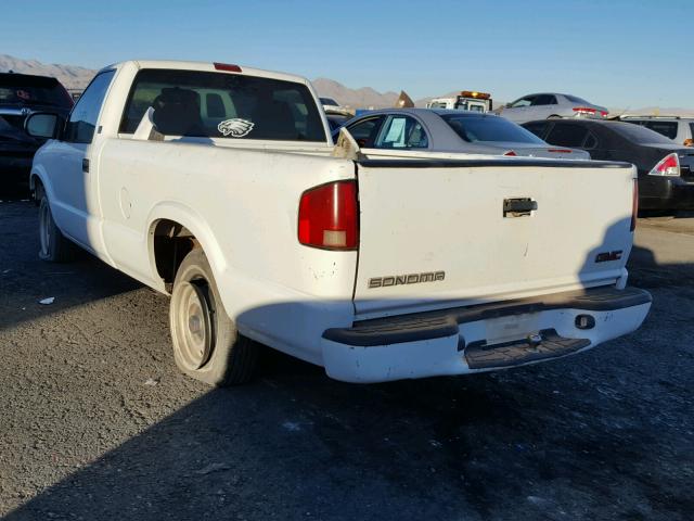 1GTCS1452YK274786 - 2000 GMC SONOMA WHITE photo 3