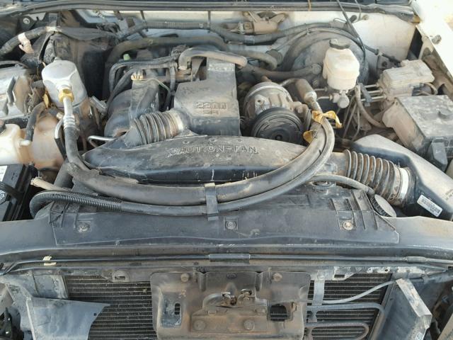 1GTCS1452YK274786 - 2000 GMC SONOMA WHITE photo 7