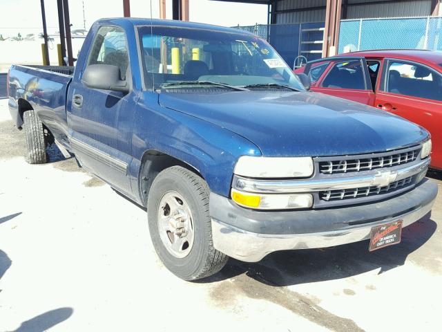 1GCEC14V81E106130 - 2001 CHEVROLET SILVERADO BLUE photo 1