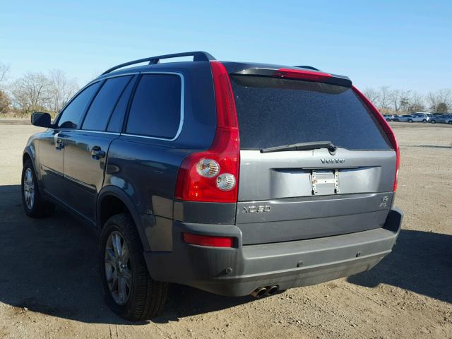 YV1CZ852051196920 - 2005 VOLVO XC90 V8 GRAY photo 3