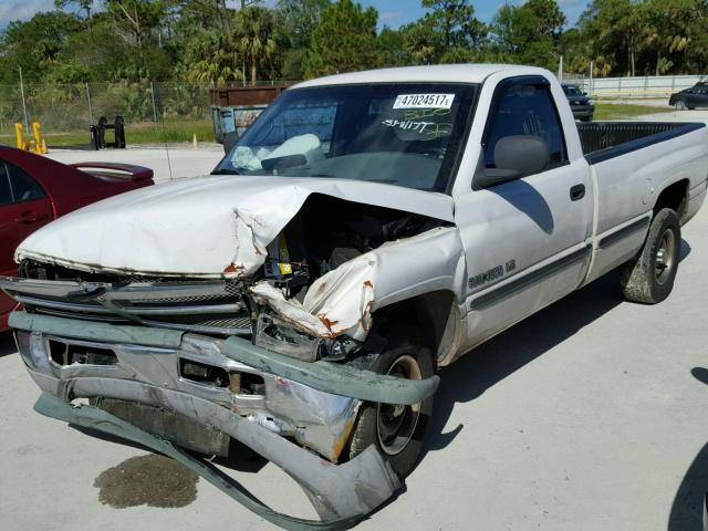 3B7HC16Y1XM568438 - 1999 DODGE RAM 1500 WHITE photo 2