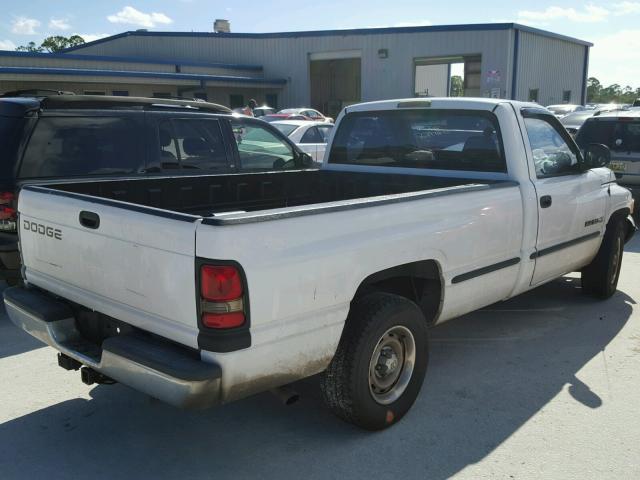 3B7HC16Y1XM568438 - 1999 DODGE RAM 1500 WHITE photo 4