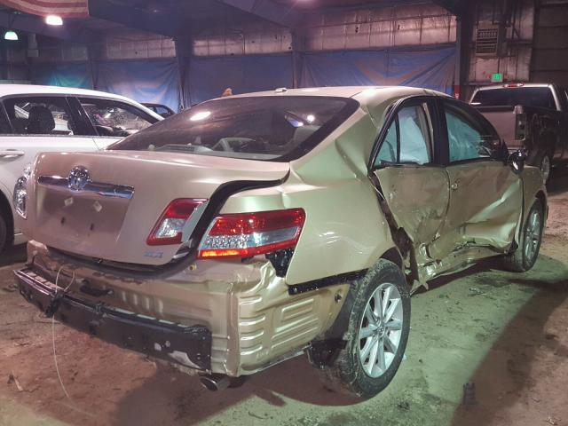 4T4BF3EK7AR077026 - 2010 TOYOTA CAMRY BASE GOLD photo 4