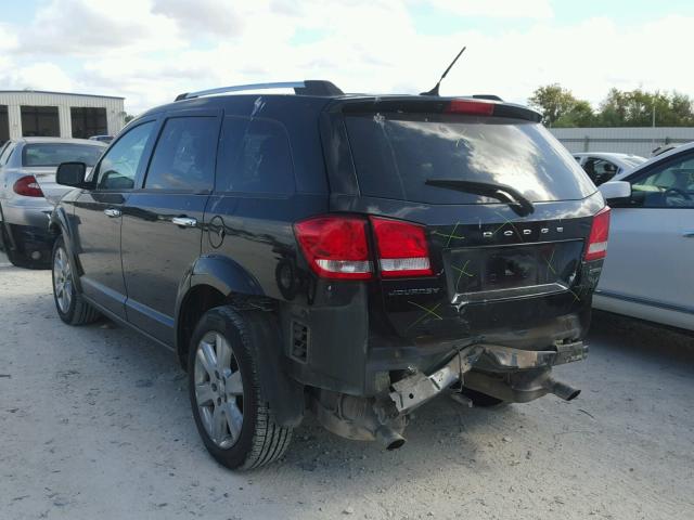 3C4PDCDG4CT321543 - 2012 DODGE JOURNEY CR BLACK photo 3