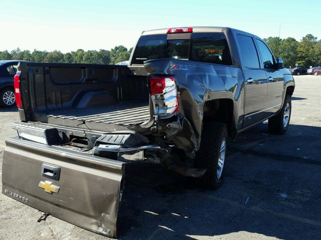 3GCUKSEC7EG175729 - 2014 CHEVROLET SILVERADO BROWN photo 4