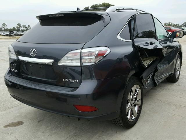 2T2ZK1BAXAC039176 - 2010 LEXUS RX GRAY photo 4