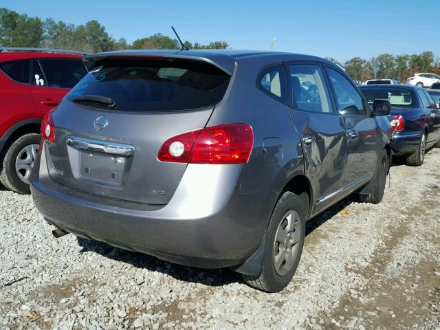 JN8AS5MVXBW251095 - 2011 NISSAN ROGUE S GRAY photo 4