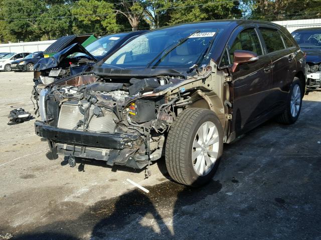 4T3ZA3BB5DU080921 - 2013 TOYOTA VENZA LE BROWN photo 2