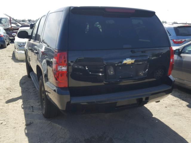 1GNLC2E02BR147564 - 2011 CHEVROLET TAHOE POLI BLACK photo 3