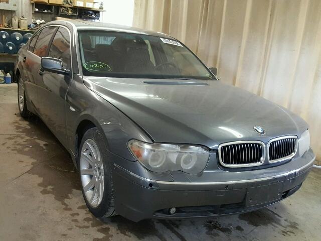 WBAGN63524DS53696 - 2004 BMW 745 LI Մոխրագույն լուսանկար 1