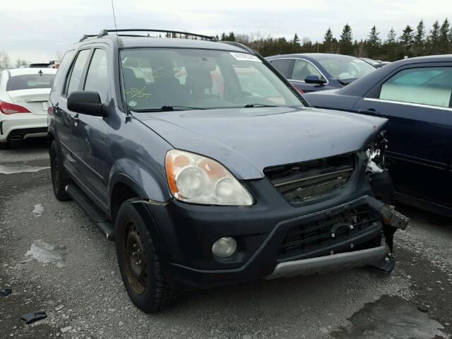 JHLRD78596C813318 - 2006 HONDA CR-V LX GRAY photo 1