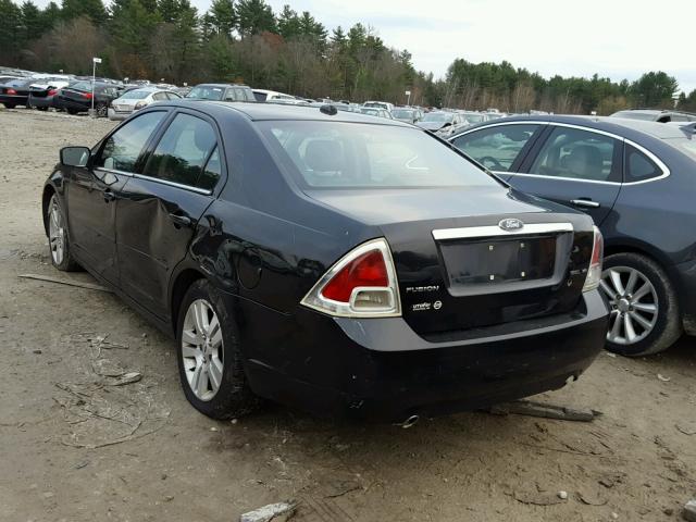 3FAHP08127R280001 - 2007 FORD FUSION SEL BLACK photo 3