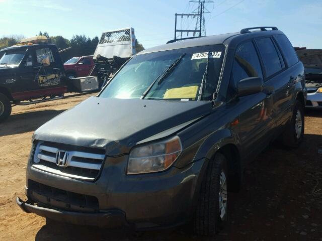 5FNYF282X8B009868 - 2008 HONDA PILOT VP GRAY photo 2