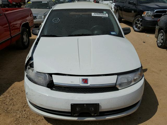 1G8AJ52F94Z109374 - 2004 SATURN ION LEVEL WHITE photo 9