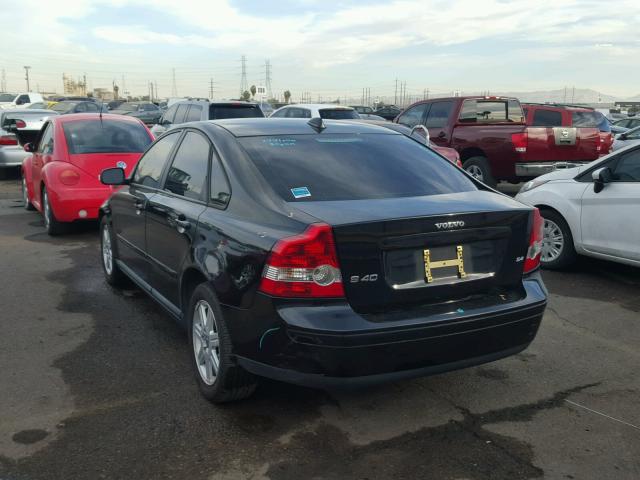 YV1MS382172272469 - 2007 VOLVO S40 2.4I BLACK photo 3