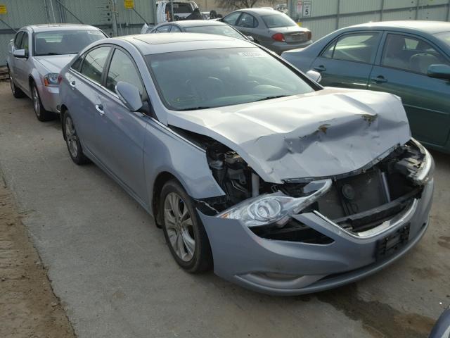 5NPEC4AC0BH023863 - 2011 HYUNDAI SONATA SE BLUE photo 1