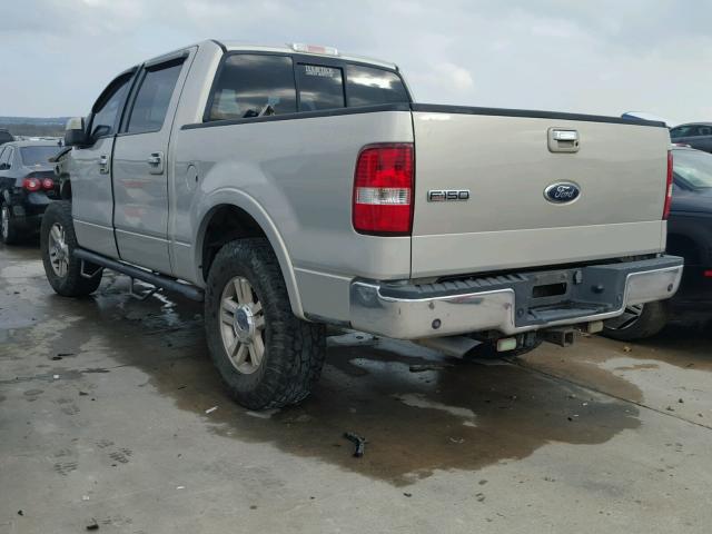 1FTPW12V06FB36923 - 2006 FORD F150 SUPER GOLD photo 3