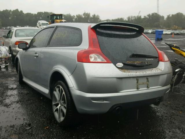 YV1MK672682056542 - 2008 VOLVO C30 T5 SILVER photo 3