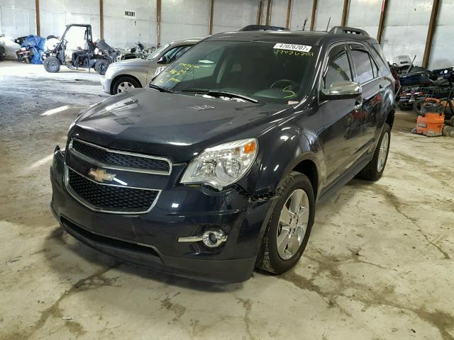 2GNFLGE38F6431464 - 2015 CHEVROLET EQUINOX LT BLUE photo 2