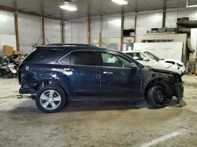 2GNFLGE38F6431464 - 2015 CHEVROLET EQUINOX LT BLUE photo 9