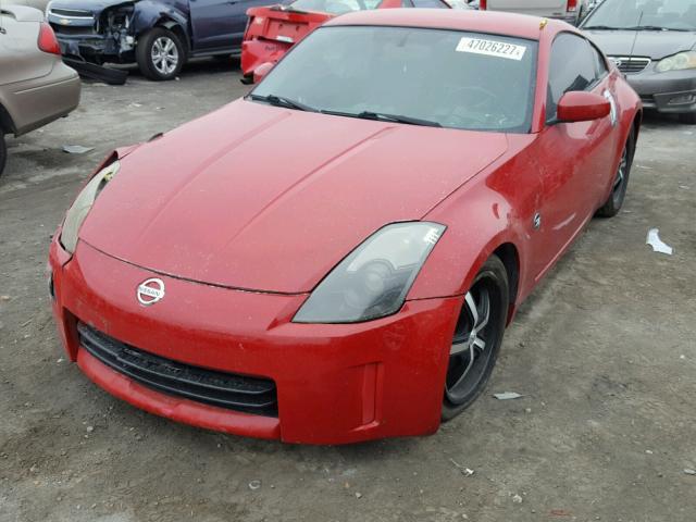 JN1AZ34E76M353440 - 2006 NISSAN 350Z COUPE RED photo 2