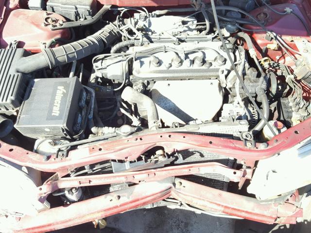 JHMCG6691YC019571 - 2000 HONDA ACCORD SE RED photo 7