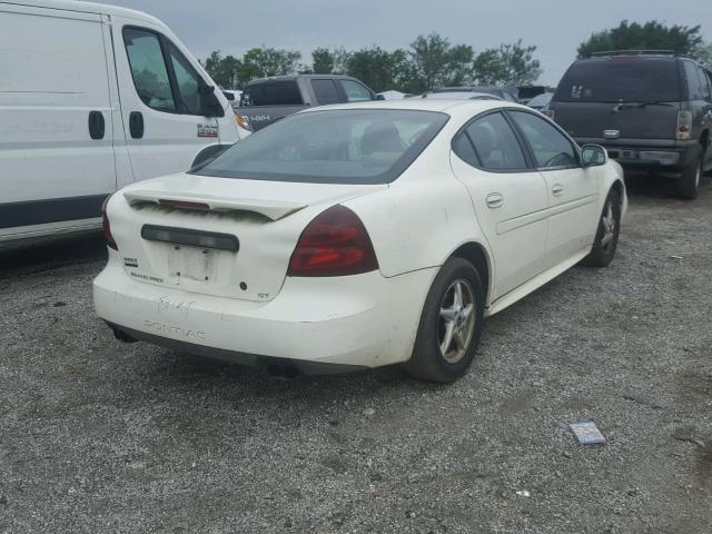 2G2WP522241151082 - 2004 PONTIAC GRAND PRIX Білий фото 4