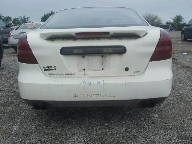 2G2WP522241151082 - 2004 PONTIAC GRAND PRIX Білий фото 9