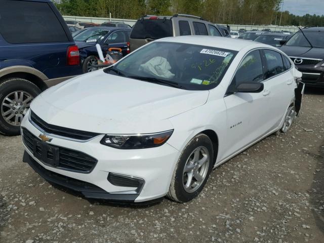 1G1ZB5ST5GF182686 - 2016 CHEVROLET MALIBU LS თეთრი ფოტო 2