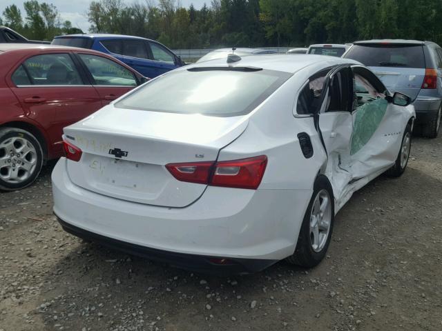 1G1ZB5ST5GF182686 - 2016 CHEVROLET MALIBU LS თეთრი ფოტო 4