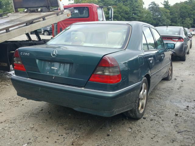 WDBHA29G3XA748109 - 1999 MERCEDES-BENZ C 280 GREEN photo 4