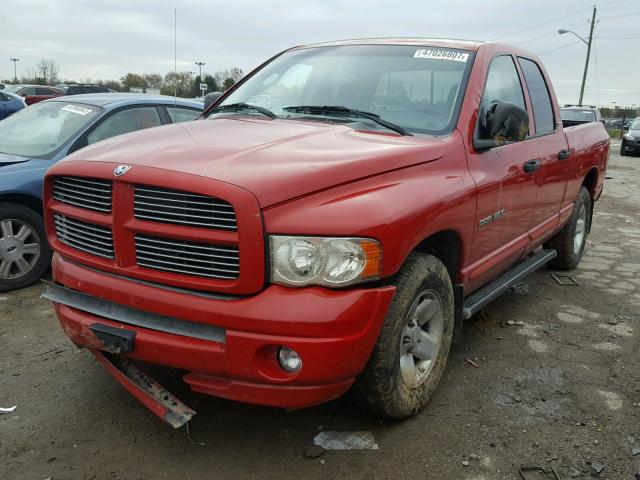 3D7HA18N52G166038 - 2002 DODGE RAM 1500 RED photo 2