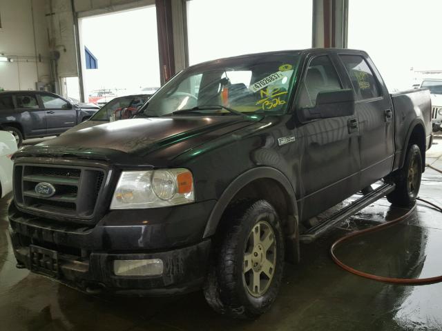 1FTPW14544KD71326 - 2004 FORD F150 SUPER BLACK photo 2