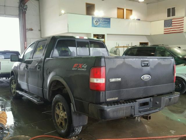 1FTPW14544KD71326 - 2004 FORD F150 SUPER BLACK photo 3