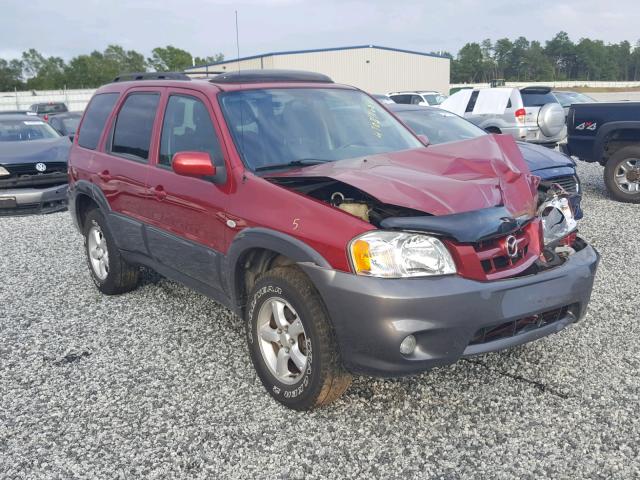 4F2YZ94165KM40798 - 2005 MAZDA TRIBUTE S RED photo 1