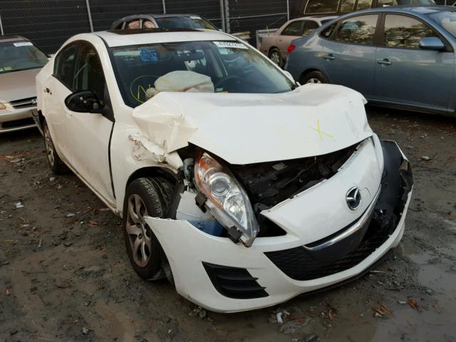 JM1BL1SF5A1110917 - 2010 MAZDA 3 I WHITE photo 1