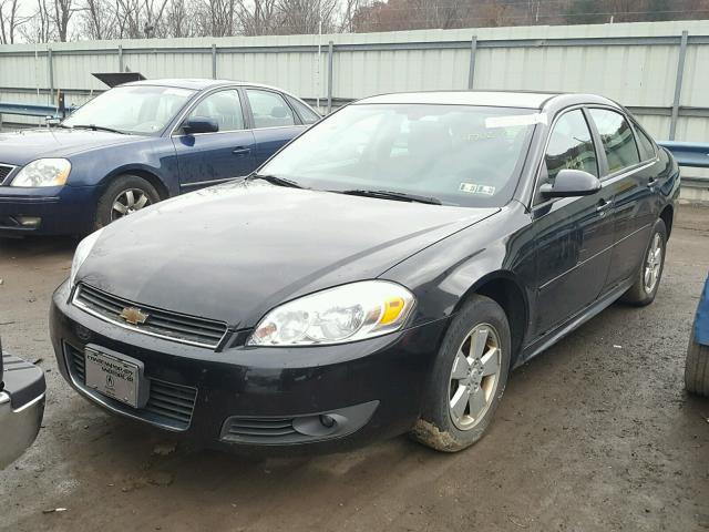 2G1WG5EK3B1314416 - 2011 CHEVROLET IMPALA LT BLACK photo 2