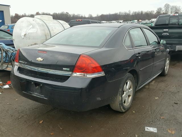 2G1WG5EK3B1314416 - 2011 CHEVROLET IMPALA LT BLACK photo 4