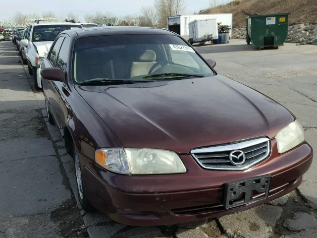 1YVGF22C815227905 - 2001 MAZDA 626 ES BURGUNDY photo 1