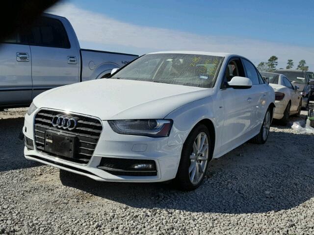 WAUEFAFL3EN015238 - 2014 AUDI A4 PREMIUM WHITE photo 2