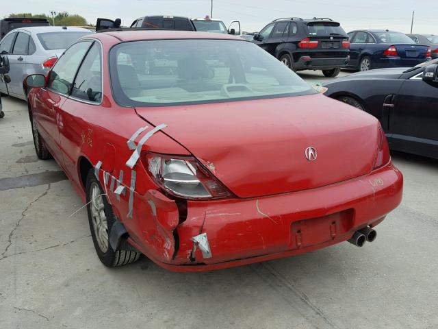 19UYA2256XL010126 - 1999 ACURA 3.0CL RED photo 3