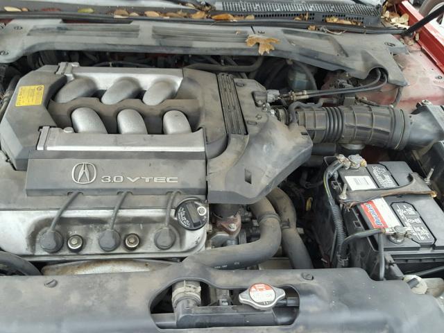 19UYA2256XL010126 - 1999 ACURA 3.0CL RED photo 7