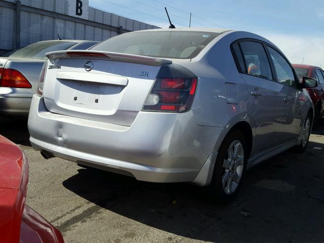 3N1AB6AP7BL686575 - 2011 NISSAN SENTRA 2.0 SILVER photo 4