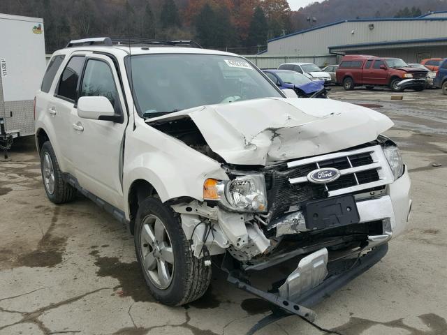 1FMCU9E77CKC50755 - 2012 FORD ESCAPE LIM WHITE photo 1