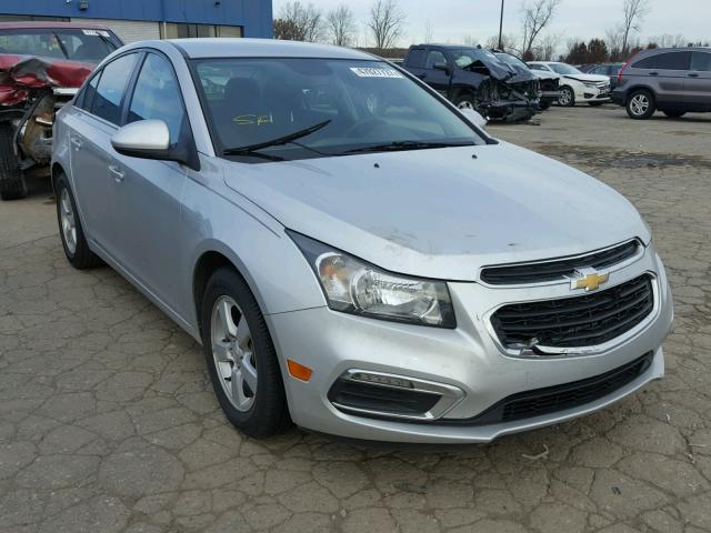 1G1PC5SB7F7136801 - 2015 CHEVROLET CRUZE LT SILVER photo 1